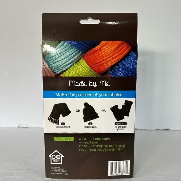 In the Loop Made by Me Learn to Knit Hat Scarf or Fingerless Gloves Gift Idea - Picture 4 of 4